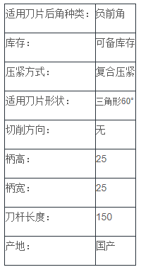 负前角外圆车刀